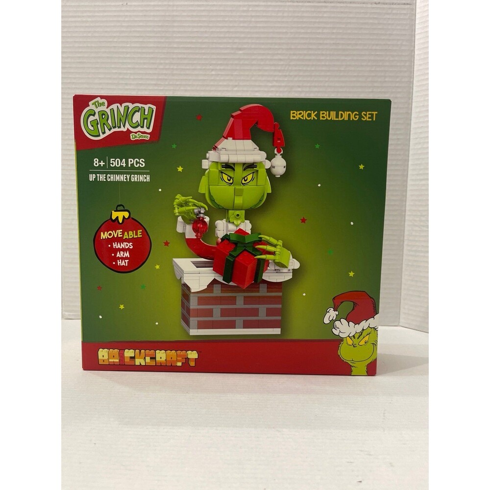 BrickCraft Up The Chimney Grinch Building
Kit (504 Pieces ) Limited Edition New